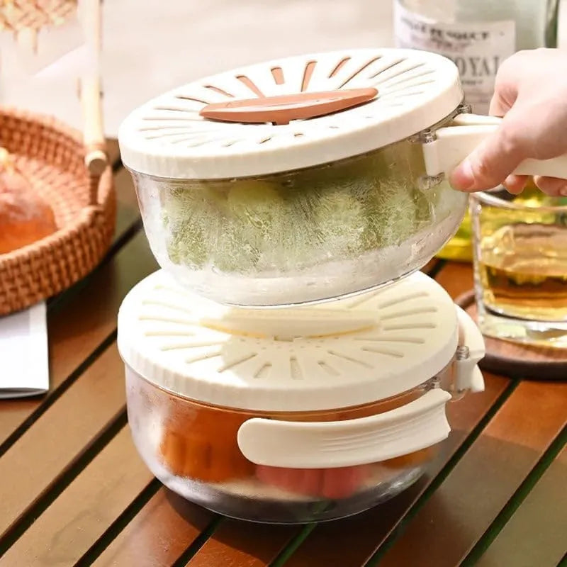 Multi-Functional Draining Basket With Lid