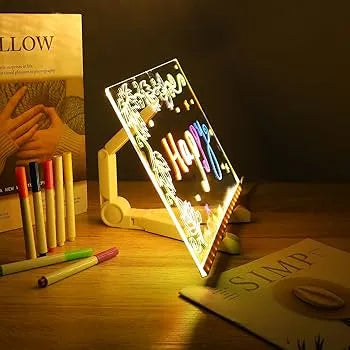 3D LED Acrylic Message Board with Pens