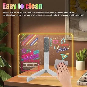 3D LED Acrylic Message Board with Pens