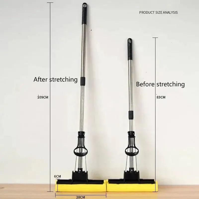 Double Roller Sponge Foam Mop