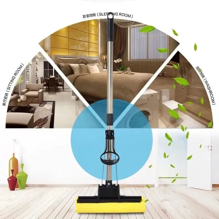 Double Roller Sponge Foam Mop