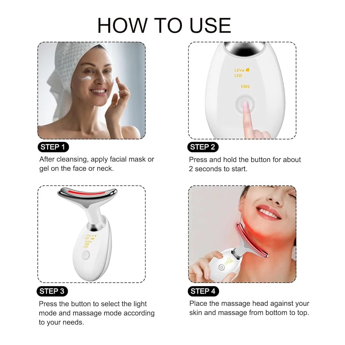 3 in 1 professional face lift tool