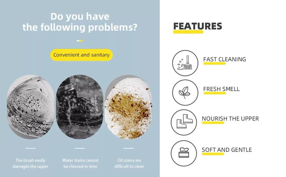 Instant Shoe Cleaning Wipes
