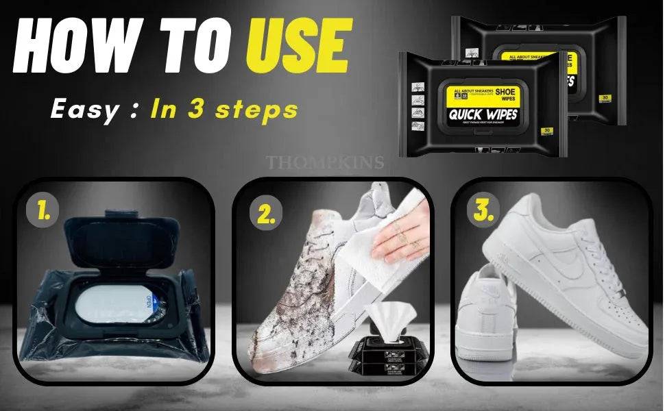 Instant Shoe Cleaning Wipes