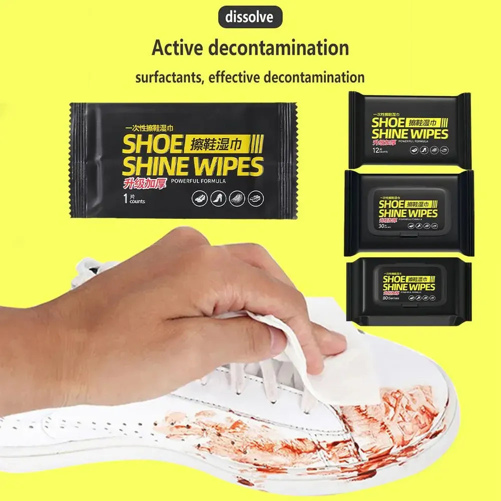 Instant Shoe Cleaning Wipes