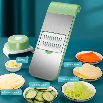 Multi-Task Veggie Cutter & Grater Deluxe