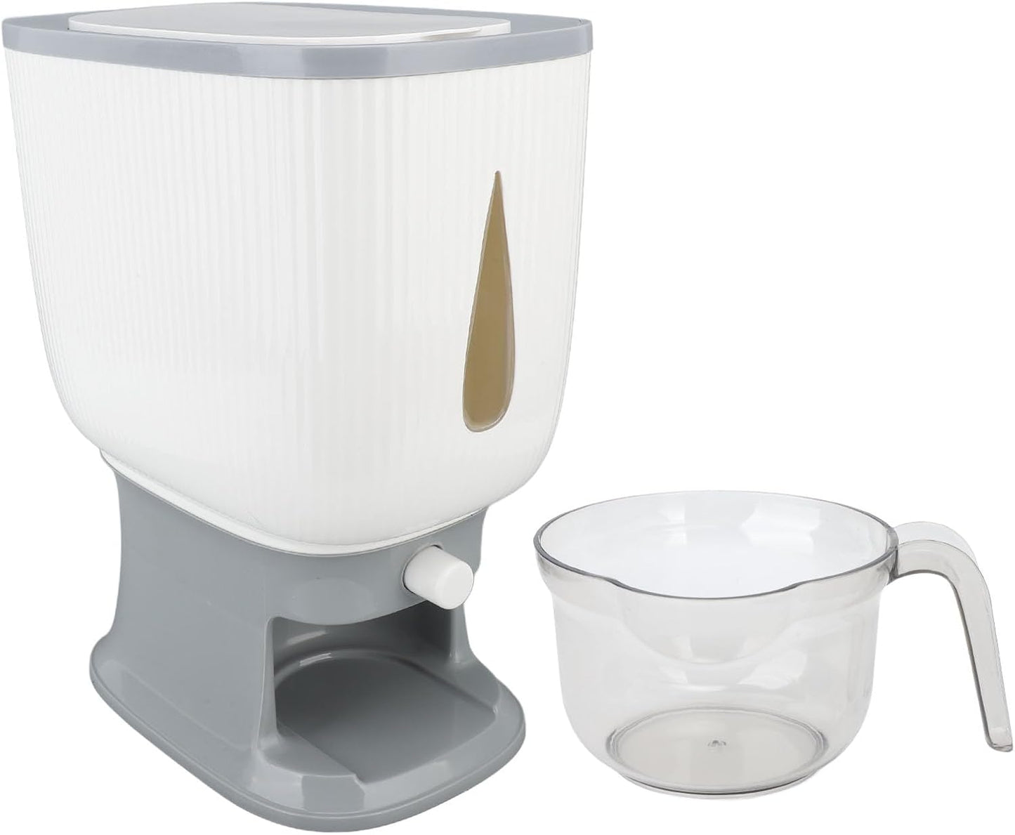 Automatic Rice & Grain Dispenser with Measuring Cup