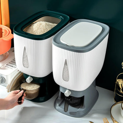 Automatic Rice & Grain Dispenser with Measuring Cup