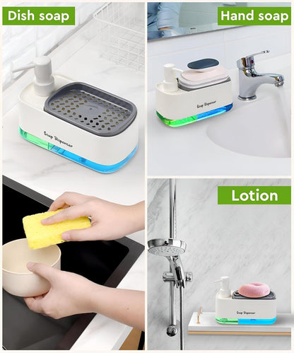 Countertop 3-in-1 Hand and Dish Soap Dispenser