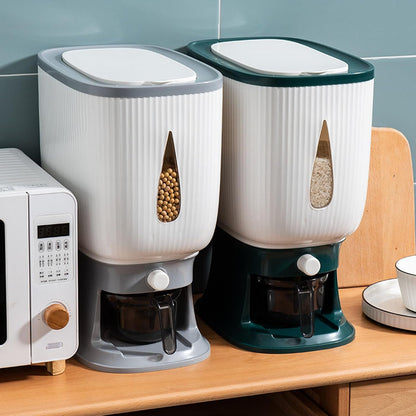 Automatic Rice & Grain Dispenser with Measuring Cup