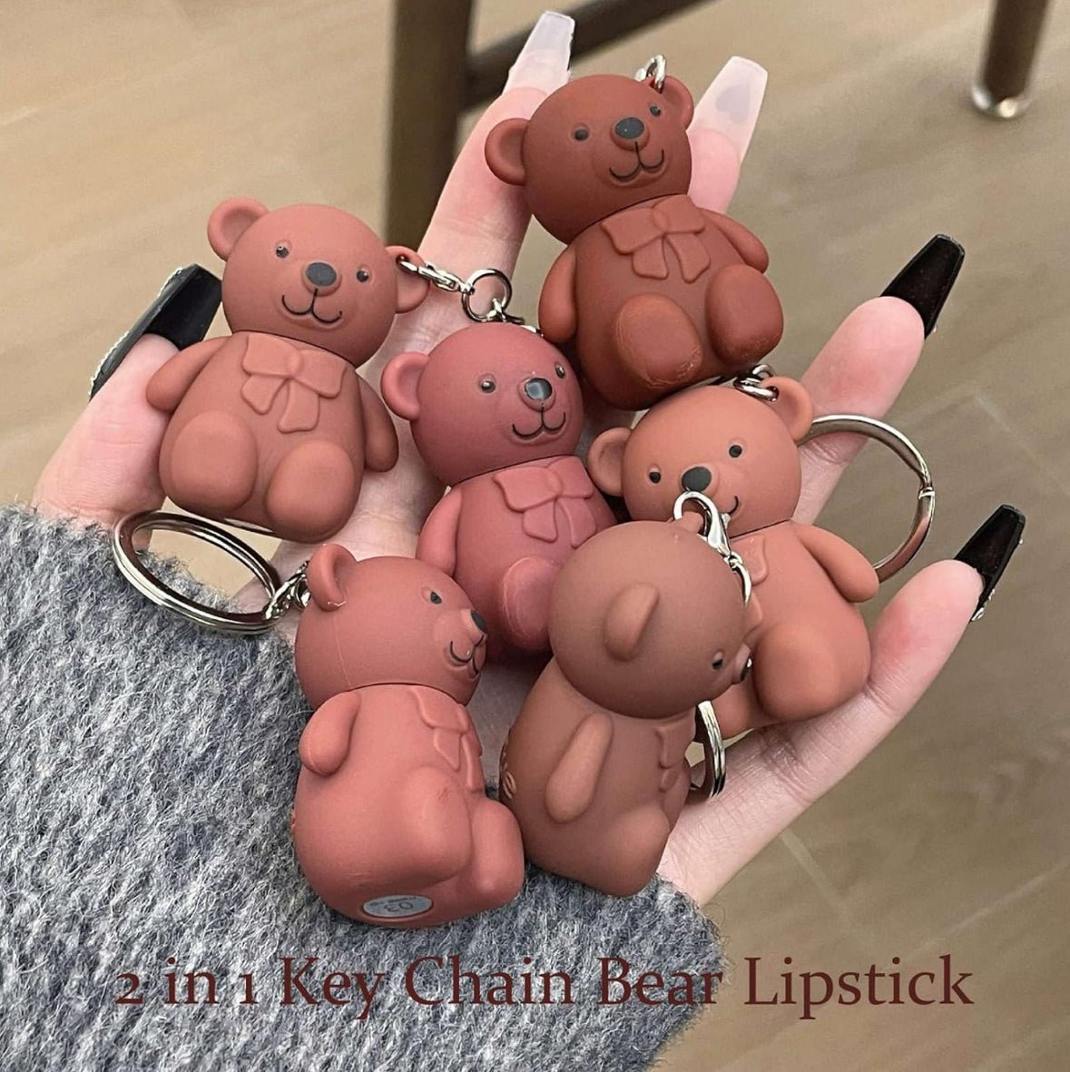 2 in 1 Teddy bear lipgloss - Perennial Picks