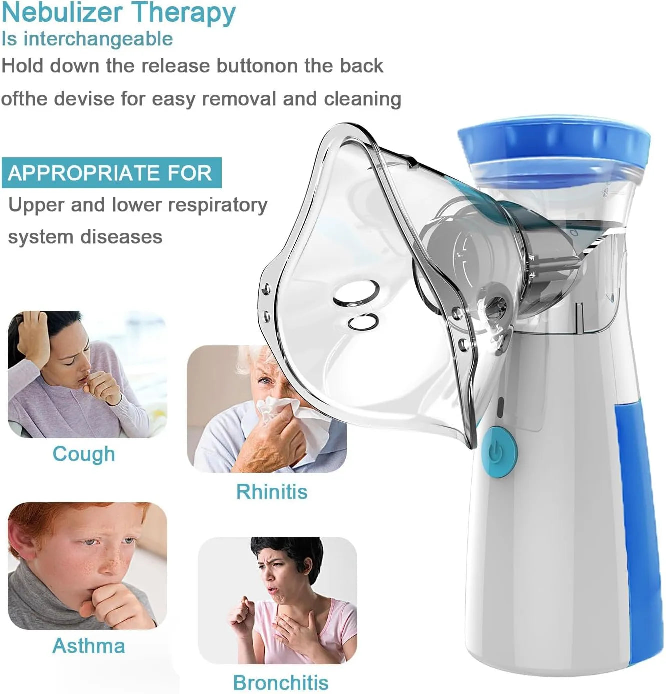 Portable Mesh Nebulizer For Kids