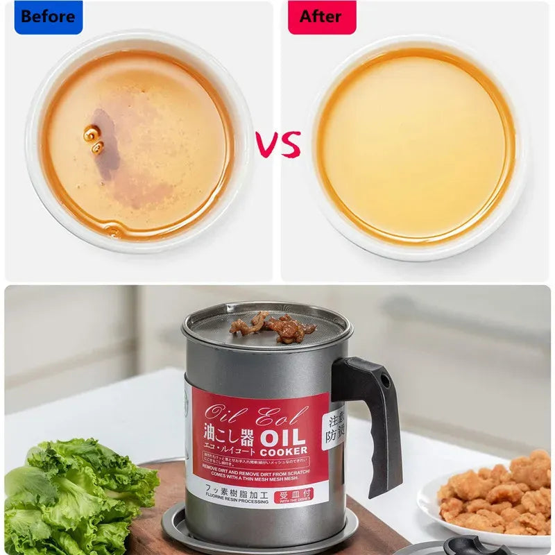 Large Capacity Stainless Steel Oil Filter Pot