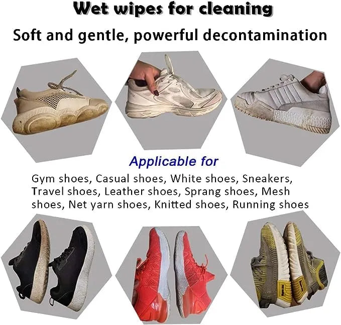 Instant Shoe Cleaning Wipes